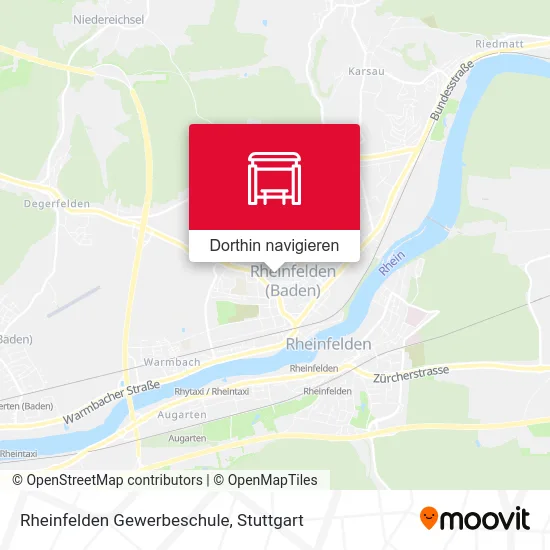 Rheinfelden Gewerbeschule Karte