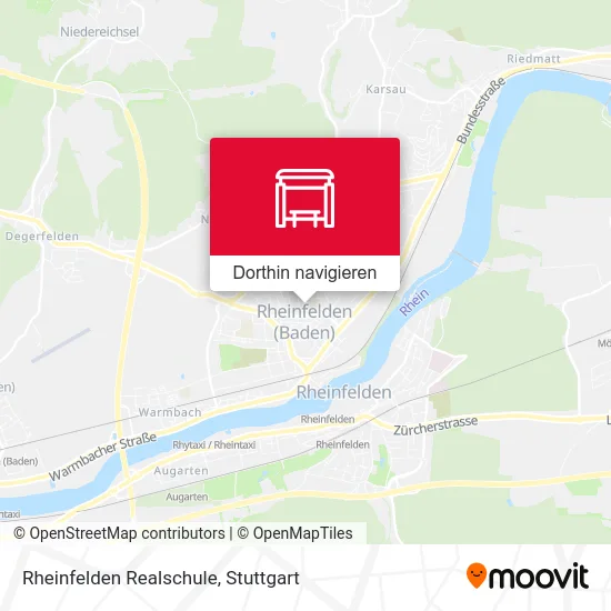 Rheinfelden Realschule Karte