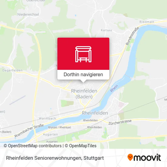 Rheinfelden Seniorenwohnungen Karte