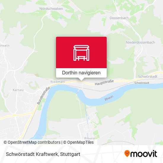 Schwörstadt Kraftwerk Karte