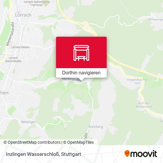 Inzlingen Wasserschloß Karte