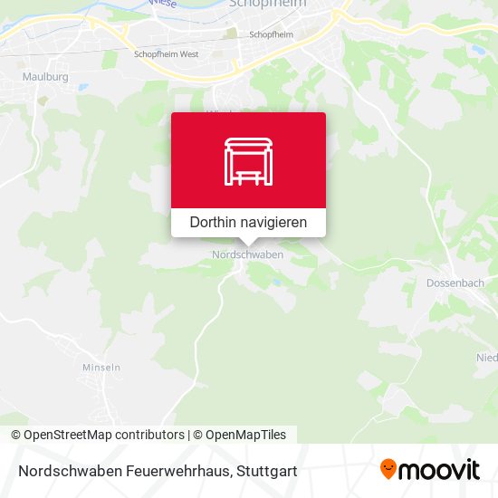 Nordschwaben Feuerwehrhaus Karte