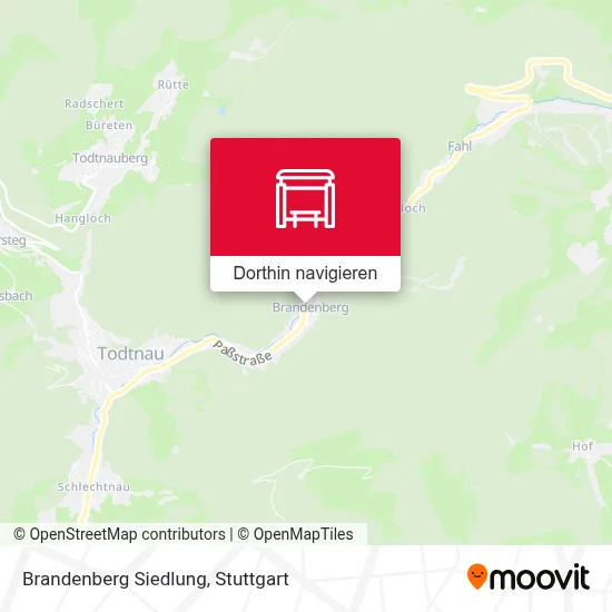 Brandenberg Siedlung Karte