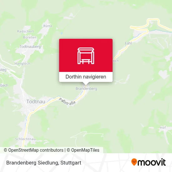 Brandenberg Siedlung Karte