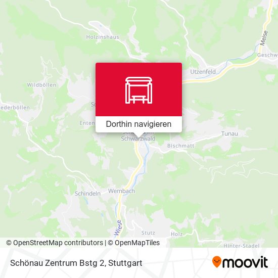 Schönau Zentrum Bstg 2 Karte