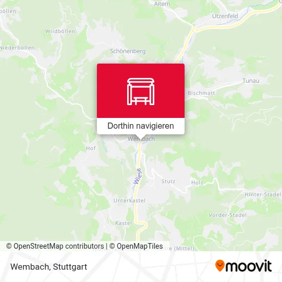Wembach Karte