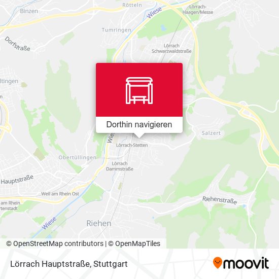 Lörrach Hauptstraße Karte
