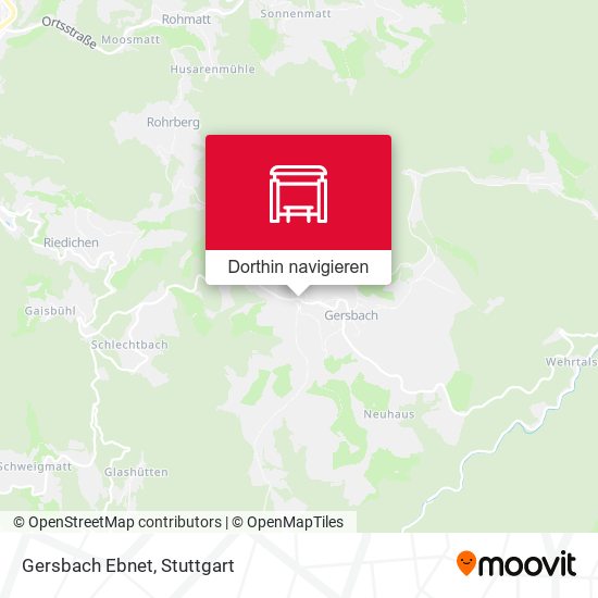 Gersbach Ebnet Karte