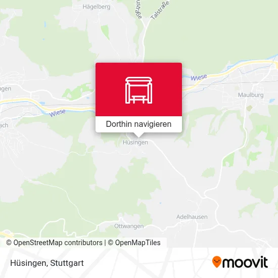 Hüsingen Karte