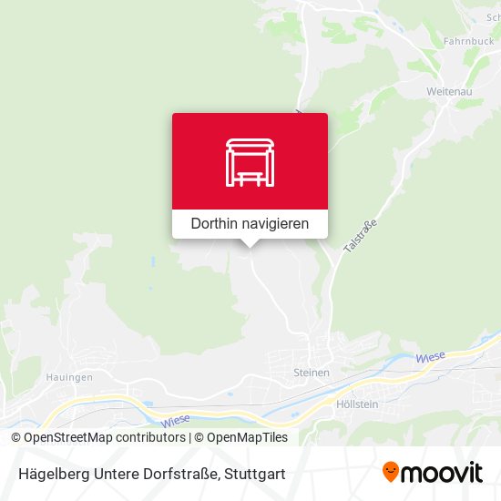 Hägelberg Untere Dorfstraße Karte