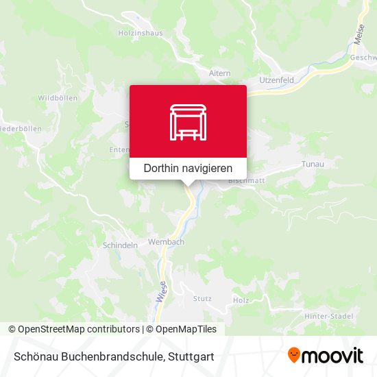 Schönau Buchenbrandschule Karte