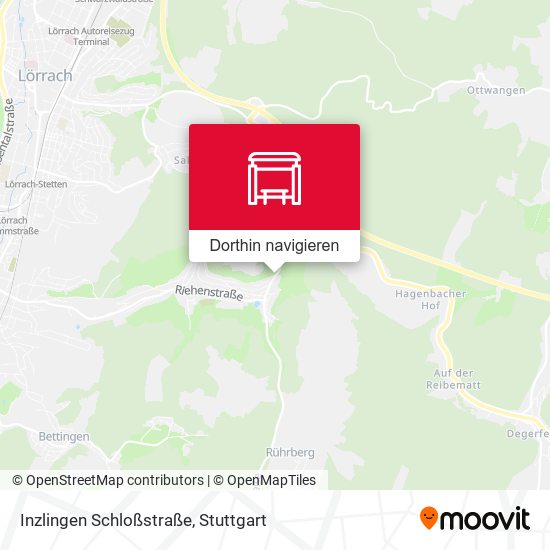 Inzlingen Schloßstraße Karte