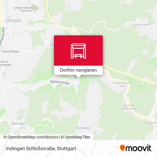 Inzlingen Schloßstraße Karte