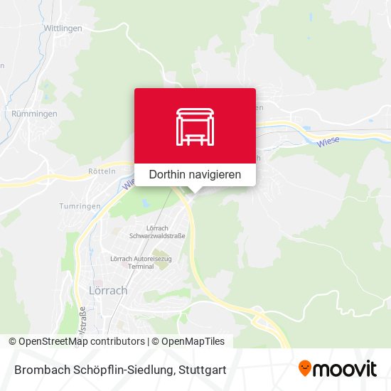 Brombach Schöpflin-Siedlung Karte