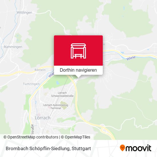 Brombach Schöpflin-Siedlung Karte