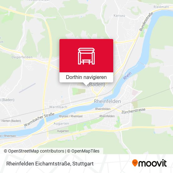 Rheinfelden Eichamtstraße Karte