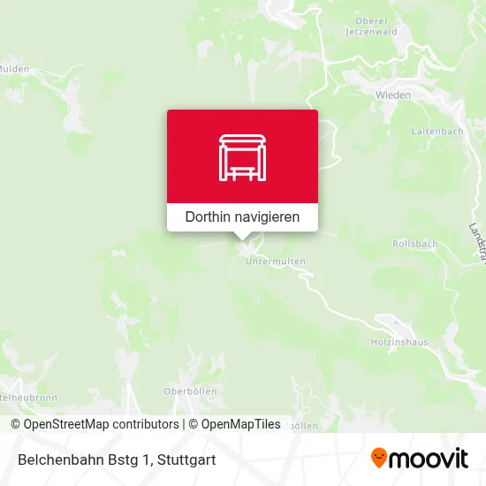 Belchenbahn Bstg 1 Karte