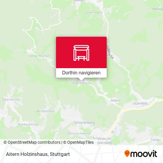 Aitern Holzinshaus Karte