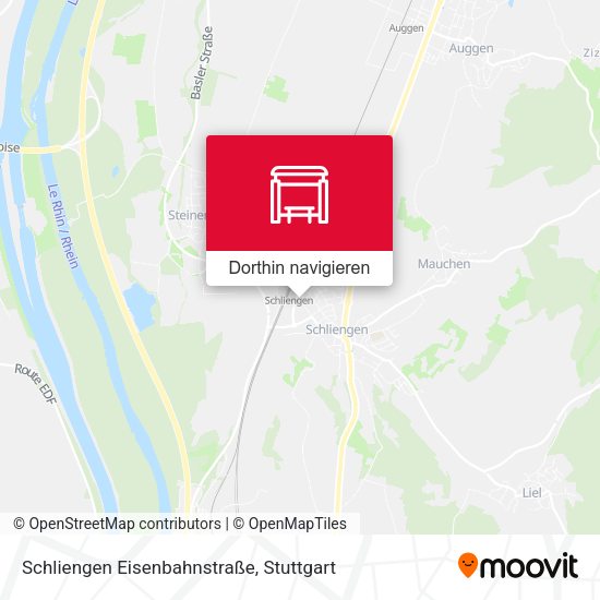 Schliengen Eisenbahnstraße Karte