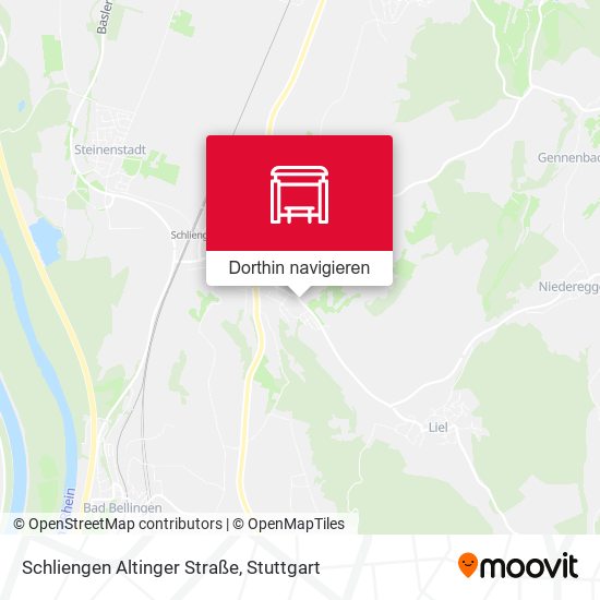 Schliengen Altinger Straße Karte