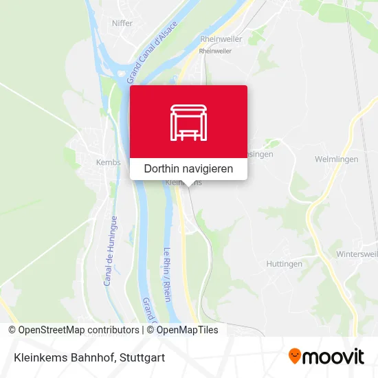 Kleinkems Bahnhof Karte