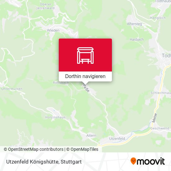 Utzenfeld Königshütte Karte