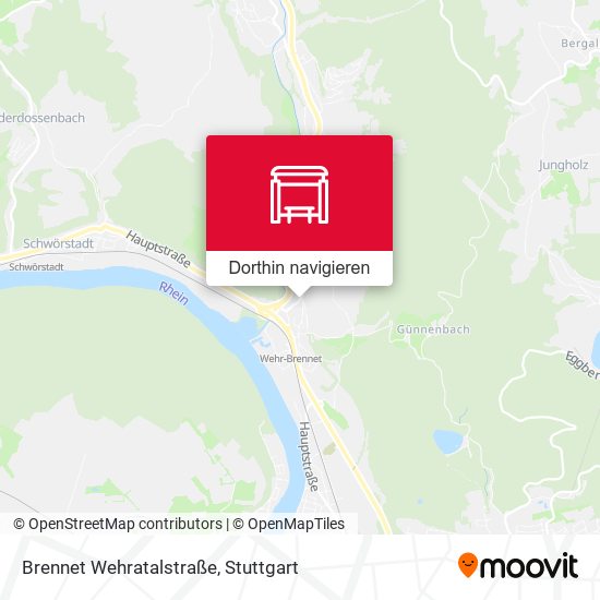 Brennet Wehratalstraße Karte