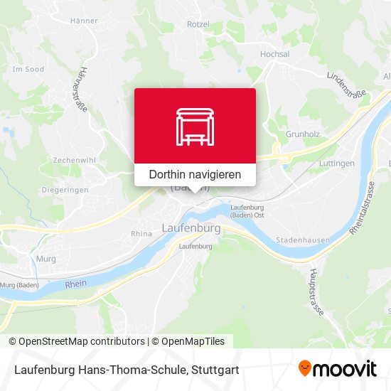 Laufenburg Hans-Thoma-Schule Karte
