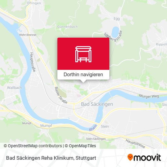 Bad Säckingen Reha Klinikum Karte