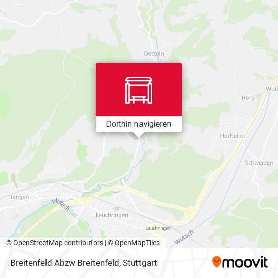 Breitenfeld Abzw Breitenfeld Karte
