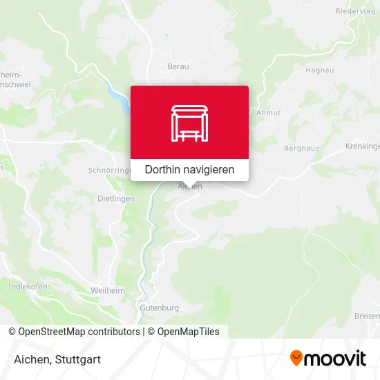 Aichen Karte