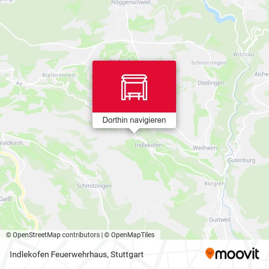 Indlekofen Feuerwehrhaus Karte