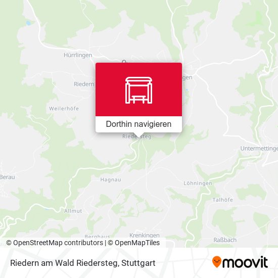 Riedern am Wald Riedersteg Karte