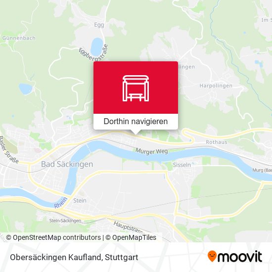 Obersäckingen Kaufland Karte