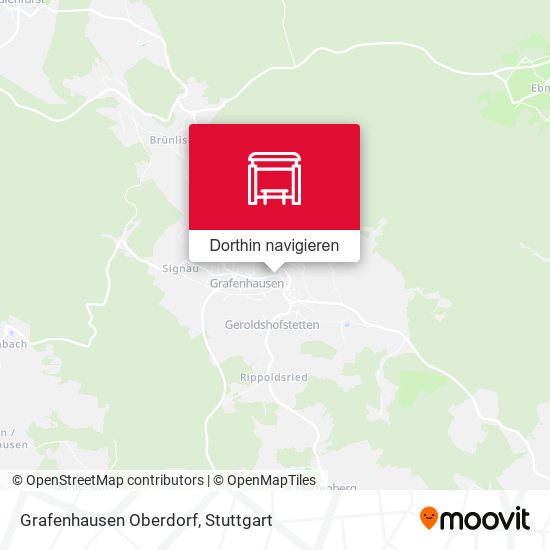 Grafenhausen Oberdorf Karte