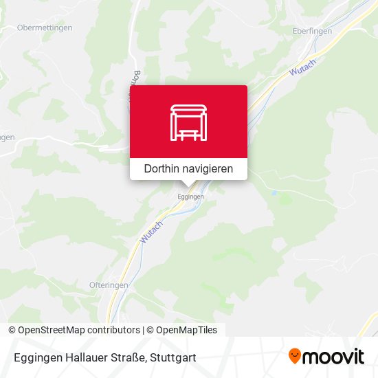 Eggingen Hallauer Straße Karte