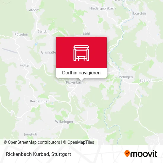 Rickenbach Kurbad Karte