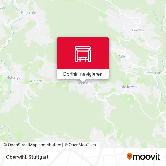 Oberwihl Karte