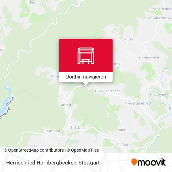 Herrischried Hornbergbecken Karte