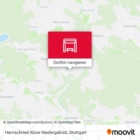 Herrischried Abzw Niedergebisb Karte