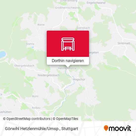 Görwihl Hetzlenmühle/Umsp. Karte