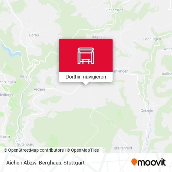 Aichen Abzw. Berghaus Karte