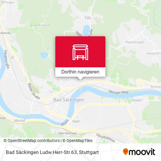 Bad Säckingen Ludw.Herr-Str.63 Karte