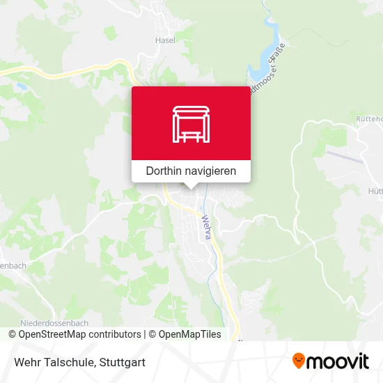 Wehr Talschule Karte