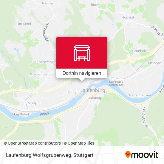 Laufenburg Wolfsgrubenweg Karte