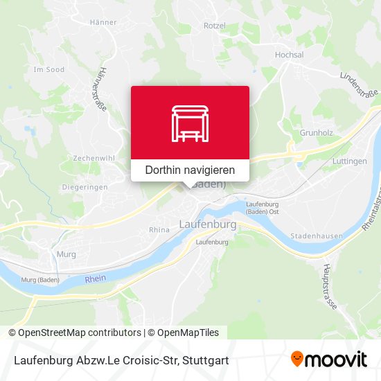Laufenburg Abzw.Le Croisic-Str Karte