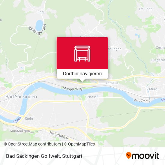 Bad Säckingen Golfwelt Karte