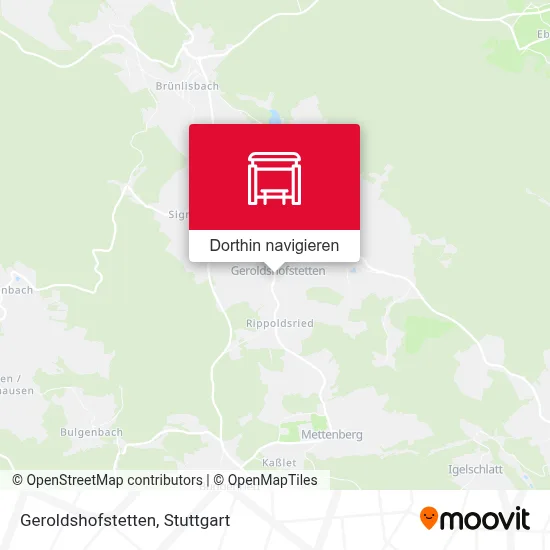 Geroldshofstetten Karte