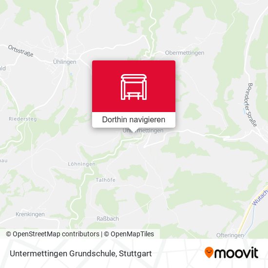 Untermettingen Grundschule Karte