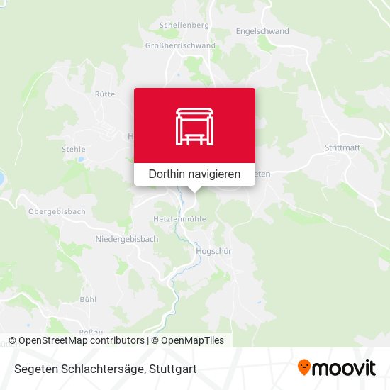 Segeten Schlachtersäge Karte